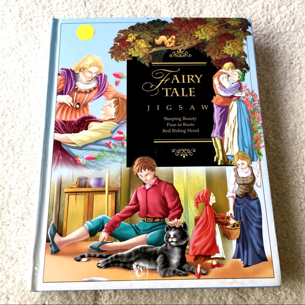 Fairy Tale Jigsaw Six Puzzles Hardcover Book